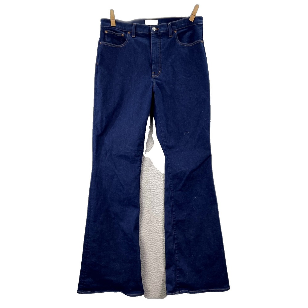 Madewell The Stretch Flare Jeans‎ Womens 32 Tall Denim Grunge Gorpcore Outdoor